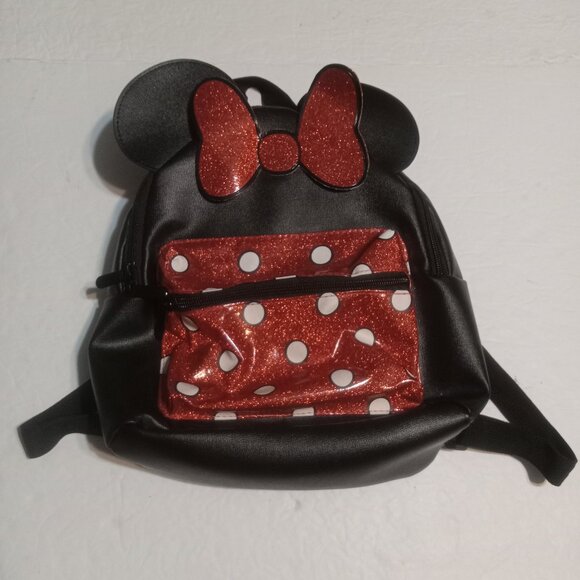 Bioworld Disney Girls Minnie Mouse Mouse Ears Mini Backpack - Picture 1 of 6